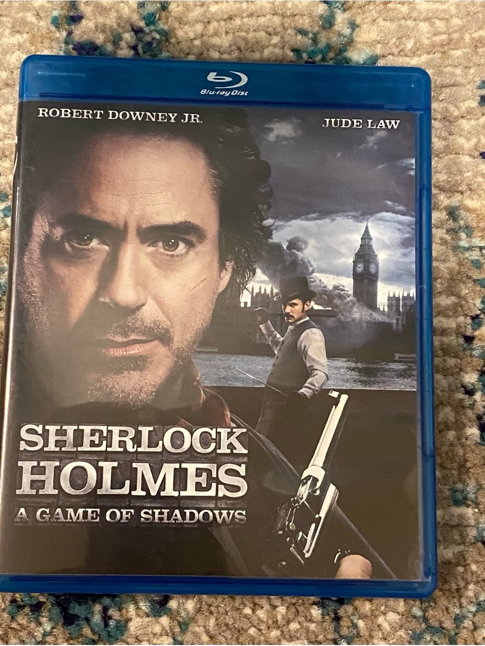 Warner Bros. Blu-ray Back Cover Artwork - Blue/Brown/Black